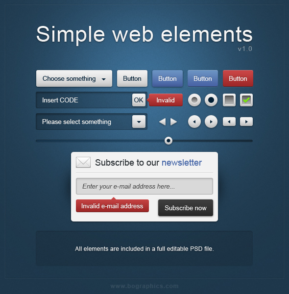 Simple Web Elements